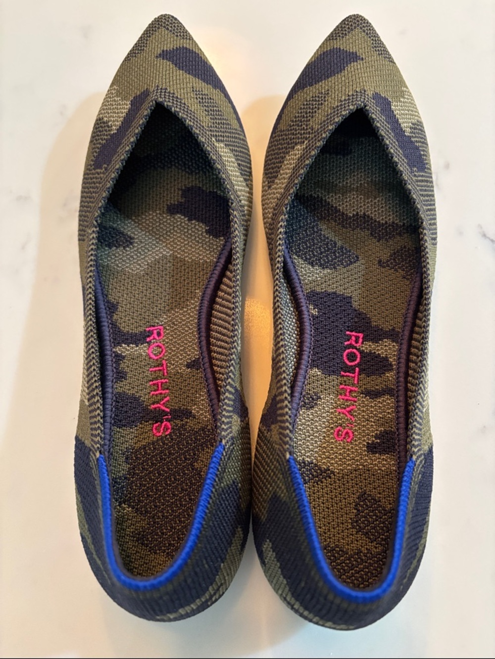 ROTHY’S The Point Camo Size 7 MSRP $155